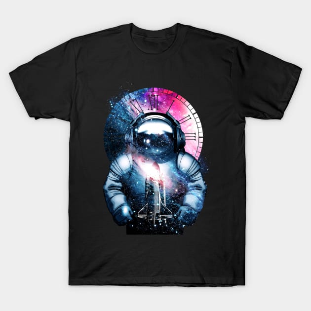 Cosmos Time T-Shirt by Moncheng